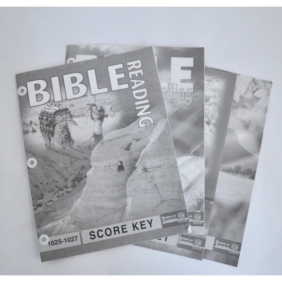 A.C.E. Pace Bible Reading Score Keys 1025-1036 - Picture 1 of 2